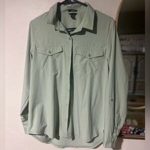 Eddie Bauer Departure 3.0 Classic Fit Long Sleeve Button Down Shirt Size M